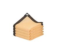 Outdoor Shade Net 80% UV Protection Sunshade for Patio Garden Balcony Pergola - Breathable Beige Screen with Grommets (Yellow 6x8m/19.68x26.24ft)