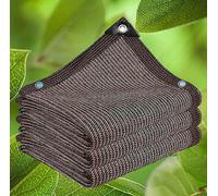 Outdoor Shade Netting with Eyelets - 90% UV Protection 12 Pin Tarp for Balcony & Garden Brown 3x Sunshade Mesh for Hail Protection Heavy-Duty Shade Cloth.