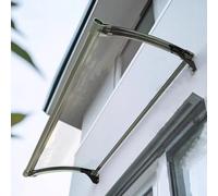 Outdoor Shade Patio Rain Cover Patio Porch Shelter Window Garden Canopy Front Door Canopy Window Modern Design Door Canopy Awning Rain Shelter for Door (45x150cm/18x59inA)