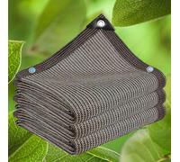 Outdoor Shade Sail 3x5m - Rectangular Canopy for Patio, Sun Shade Cloth 3x4m, UV Protection Awning, Beige & Brown, Ideal for Garden, Deck, Pool Area