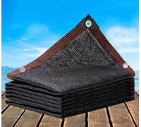 Outdoor Shade Sail 4m x 6m UV Resistant Breathable Plant Cover Anti Aging Black Sunshade Net for Pergola & Privacy Protection Garden Canopy Solution