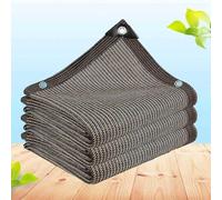 Outdoor Shade Sail 6x4m - 2-Pack Waterproof Canopy Protection Sun Shade Fabric for Patio Heat Resistant Pergola Cover Brown Outdoor Shelter