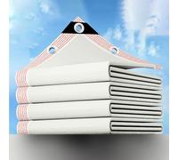 Outdoor Shade Sail, Breathable Sun Protection Canopy 1x5m, Rectangular Shade Cloth for Garden, Patio, Balcony, Camping - Available in 3x4, 3x3, 3x6, 4x4, 2x4m (White)