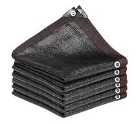 Outdoor Shade Sail Canopy 85% UV Protection for Patio Balcony GardenVarious (1x15m 2x4m 2x10m 3x3m 3x5m 3x6m 4x4m 1x3m 5x6m 6x7m 8x10m) Black