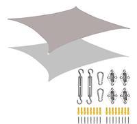 Outdoor Shade Sail Waterproof Rectangular Canopy UV Protection Sun Shade for Garden & Terrace 3x3mPerfect for Patio & Backyard