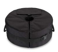 Outdoor Shade Weight Umbrella Base Sandbag Stand Anchor Using Thick 900D Polyester and Secure Buckle Reinforced Seams and Flap Suitable for Poolside Beach Backyard