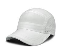 Outdoor Shaping Ultra-Light Breathable, Baseball Cap Flat-Top Sport, Quick-Dry Hat with Side Ventilation, Summer Outdoor Cap Adjustable, Hiking Running Travel Daily Wear Gray Green