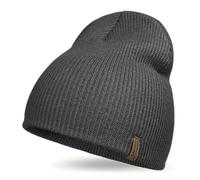 Outdoor Shaping Unisex Knit Beanie Hat - Warm Durable Soft Skull Cap for Men & Women- One Size Fits Most-Black