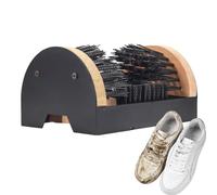Outdoor Shoe Brush - Outdoor Shoe Scraper | Wooden Boot Clean Brush With Welded Metal Frame, Multi-Functional Clean Shoe Snow Brush, Household Cleaning Brushes For Sneakers Rainboots Snowshoes