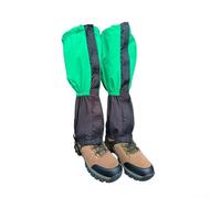 Outdoor Shoe Covers for Trekking Boots Constructed from Waterproof Oxford Cloth to Shield Against Snow Sand Mud and Rain During Extended Use (Green)