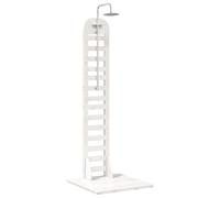 Outdoor Shower Natural Impregnated Pine and Stainless Steel 223cm Height-Adjust