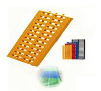Outdoor Shower Drain Channel Grate - Yellow Trench Drain Cover for Garden, Yard & Deck - 20x30x2.5cm Rainwater Strainer & Sewer Protection Grate