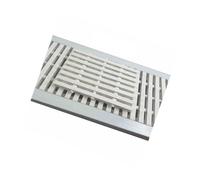 Outdoor Shower Drain Grid,Easy-Install Pool Protection Solution,Efficient Water Flow and Safety in Swimming Pools,for Patios(White,18x100cm/15pcs)