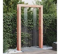 Outdoor shower Natural Douglas Wood & Stainless Steel 226 cm Height Adjustable.