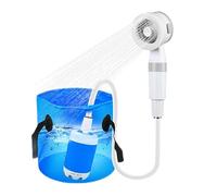 Outdoor Shower - Portable Shower with 2 Spray Modes - Outdoor Showers with Rechargeable 5000mAh Battery for Camping, Hiking, Travel & Dog Washing