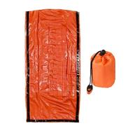 Outdoor Sleeping Bag, Windproof Compact with Whistle, Thermal Sleeping Bag Survival Gear, for Adventure Hiking Backpacking Fishing Women Men Sports Enthusiasts