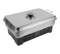 Smokehouse Outdoor Smoker Cooker Chicken Fish Beef Cooking with Thermometer