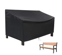 Outdoor Sofa Cover - Garden Furniture Covers Outdoor Patio Sofa Protector Waterproof Sun Blocked Cloth with Adjustable Straps for Balcony Beach House Bench Stackable Chair By The Pool