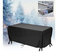 Outdoor Sofa Cover,Rattan Covers Waterproof 230 L x 175 W x 75 H cm Outdoor Furniture Cover Large for Patio Table,Waterproof Garden Furniture Covers Chairs,Heavy Duty Rip Proof 420d Oxford Black