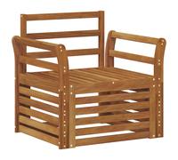 vidaXL Outdoor Sofa Solid Acacia Wood Natural