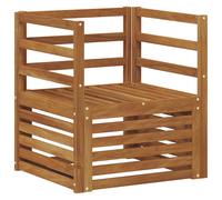 vidaXL Outdoor Sofa Solid Acacia Wood Natural