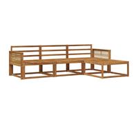 Outdoor Sofa Set 4 pcs Garden Furniture Patio Backyard Seating Modular vidaXL