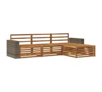 Outdoor Sofa Set Sectional Garden Furniture Terrace Seating Modern vidaXL