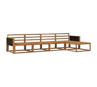 Outdoor Sofa Set 5 pcs Furniture Sectional Patio Garden Poolside Lounge vidaXL