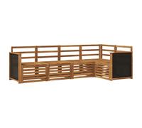 Sectional Sofa Set 5 pcs Solid Acacia Wood Outdoor Garden Furniture vidaXL