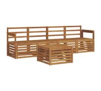 Outdoor Sofa Set 5 pcs Solid Acacia Wood Sectional Garden Furniture vidaXL