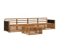 Outdoor Sofa Set 5 pcs Solid Acacia Wood Sectional Garden Furniture vidaXL