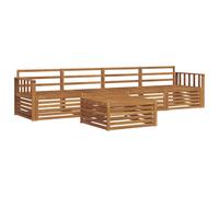 Outdoor Sofa Set 5 pcs Solid Acacia Wood Sectional Garden Furniture vidaXL