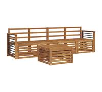 Outdoor Sofa Set 5 pcs Solid Acacia Wood Sectional Garden Furniture vidaXL