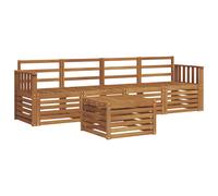 Outdoor Sofa Set 5 pcs Solid Acacia Wood Sectional Garden Furniture vidaXL