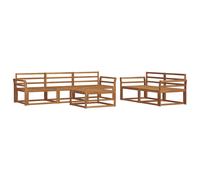 Outdoor Sofa Set 6 pcs Garden Furniture Patio Collection Backyard vidaXL
