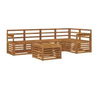 vidaXL Sofa Sets 6 pcs Natural Solid Acacia Wood