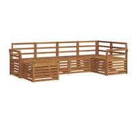 Outdoor Sofa Set 6 pcs Polyester Sectional Garden Furniture Modern vidaXL