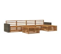 Outdoor Sofa Set 6 pcs Sectional Garden Furniture Terrace Seating Patio vidaXL