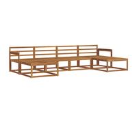 Outdoor Sofa Set 6 pcs Solid Acacia Wood Garden Furniture Patio Seating vidaXL