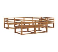 Outdoor Sofa Set 7 pcs Furniture Garden Patio Seating Modular Poolside vidaXL