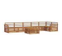 Outdoor Sofa Set 7 pcs Sectional Garden Furniture Terrace Seating Patio vidaXL