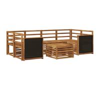 Outdoor Sofa Set 7 pcs Solid Acacia Wood Sectional Garden Furniture vidaXL