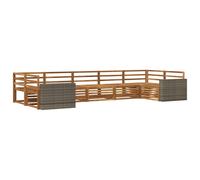 Outdoor Sofa Set 7 pcs Solid Acacia Wood Sets Furniture Garden Sofas vidaXL