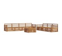 Outdoor Sofa Set 8 pcs vidaXL