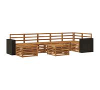 Outdoor Sofa Set 8 pcs Sectional Garden Furniture Terrace Seating Patio vidaXL