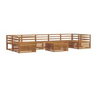 Outdoor Sofa Set 8 pcs Solid Acacia Wood vidaXL