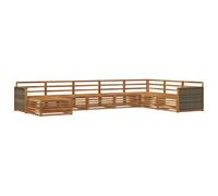 Outdoor Sofa Set 8 pcs Sectional Garden Furniture Terrace Seating Patio vidaXL