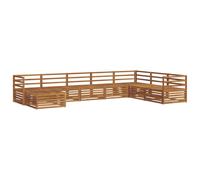 Outdoor Sofa Set 8 pcs Sectional Garden Furniture Terrace Seating Patio vidaXL