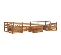 Outdoor Sofa Set 8 pcs Solid Acacia Wood vidaXL