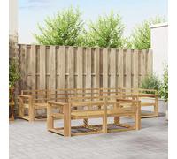 Outdoor Sofa Set 8 pcs White 331 x 172.5 x 73 cm